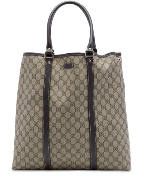 Gucci Pre-Owned 2016-2026 GG Supreme Joy Vertical tote bag Neutrals S8G6AOO5VPYMGHXT