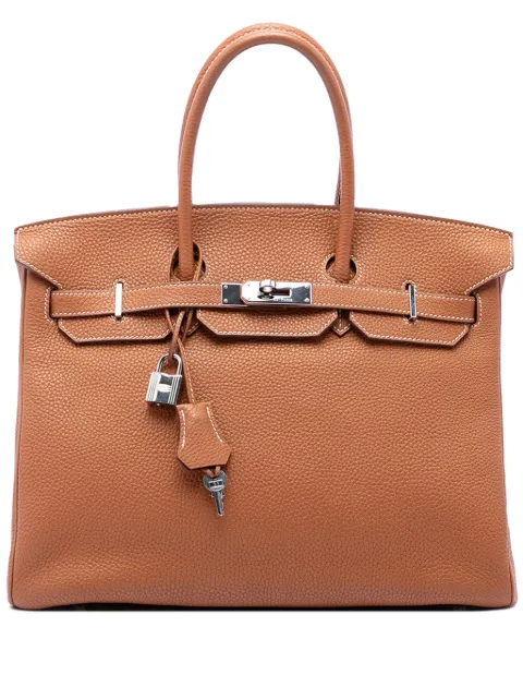 Hermès Pre-Owned 2010 Togo Birkin Retourne 35 handbag Brown A1MD0UMYMTWO9ZCQ