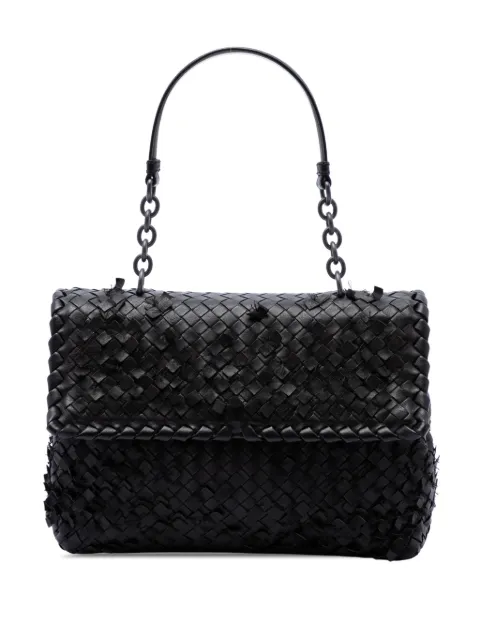 Bottega Veneta Pre-Owned 2012-2026 Nappa Intrecciato Tobu Olimpia shoulder bag Brown 9A8DZ5JJCQGGF4BQ