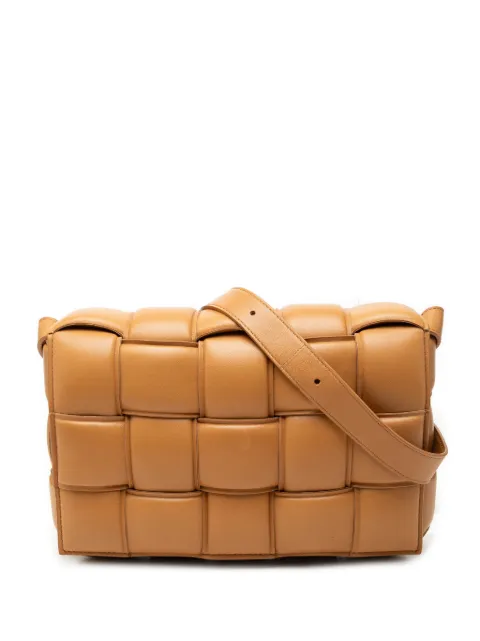 Bottega Veneta Pre-Owned 2012-2026 Nappa Intrecciato Padded Cassette crossbody bag Brown SG0OY6CQK9E5YH8L