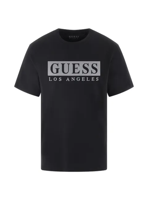 GUESS USA Greg logo-print T-shirt Black XBRI16KAK90