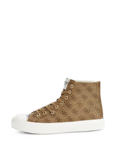 GUESS USA Istria logo-print high-top sneakers Neutrals FMPISLPAC12