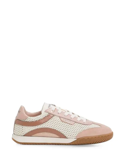 TWINSET mesh panelled sneakers Pink 261TGT12A