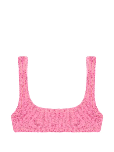 Reina Olga Ginny crinkled bikini top Pink GINNYTOPREGHOTPINK