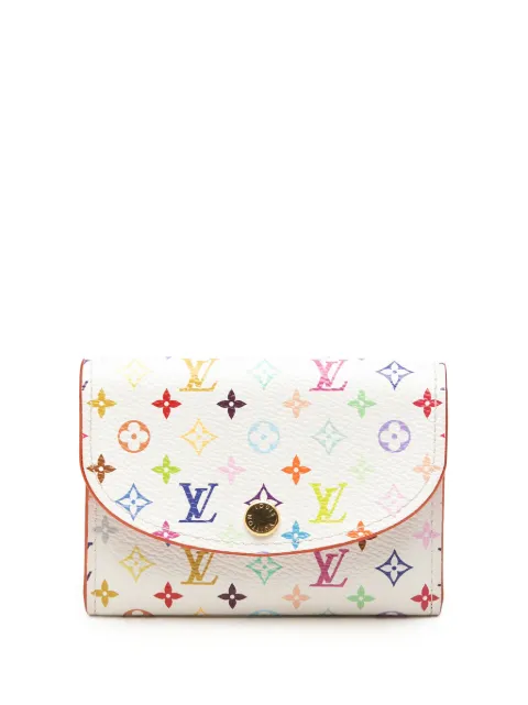 Louis Vuitton Pre-Owned 2010-2026 Takashi Murakami Monogram Multicolore Rosalie Purse coin pouch White 4MG4CLO8QHQUOWBN