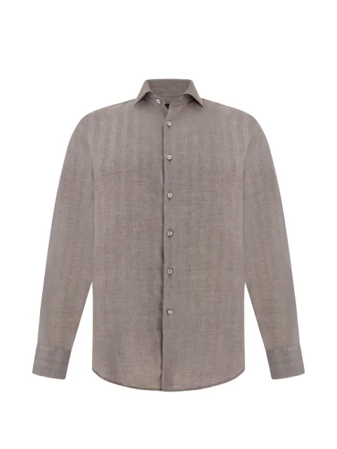 Paul & Shark X-Soft twill shirt Brown 16313031CF