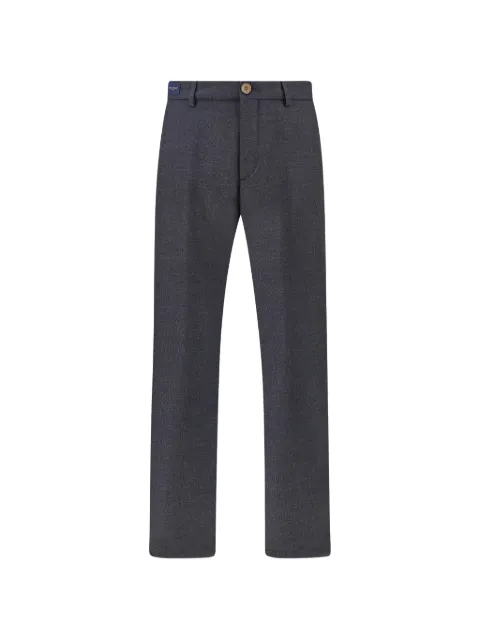 Paul & Shark Bellagio wool twill chino trousers Blue 16314069