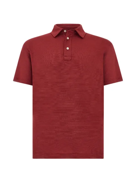 Paul & Shark X-Soft interlock-cotton polo shirt Red 15311710063