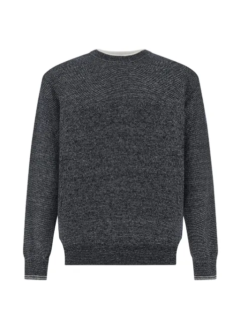 Paul & Shark fil-à-fil double-collar sweater Blue 16311025457