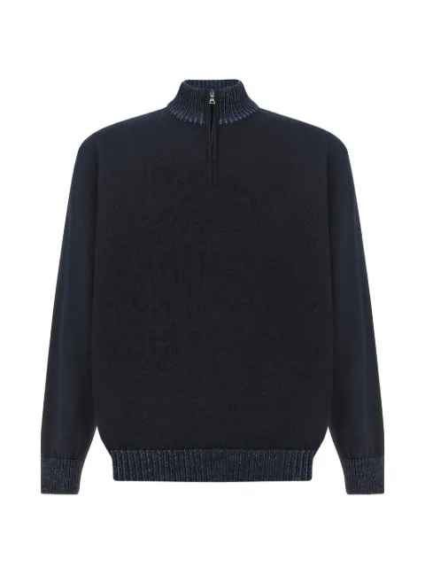 Paul & Shark half-zip wool sweater Blue 15311108