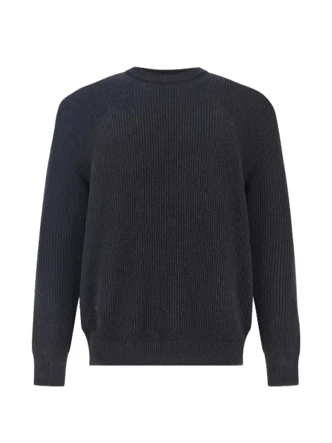 Paul & Shark Piuma ribbed-knit sweater Blue 16311013