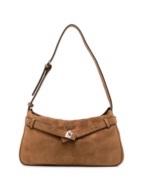 GUESS USA twist-lock shoulder bag Brown SG975418