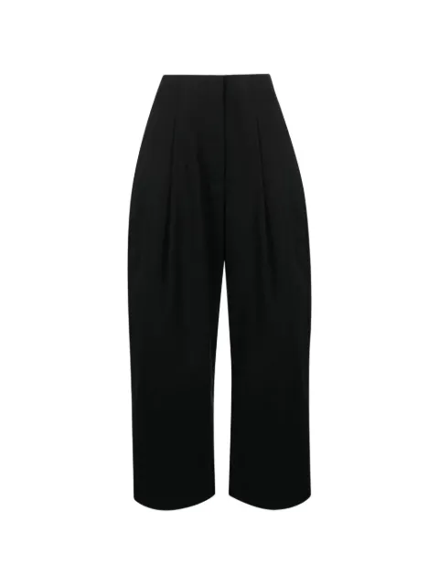 Studio Nicholson darted wide-leg trousers Black DORDONISNW1616