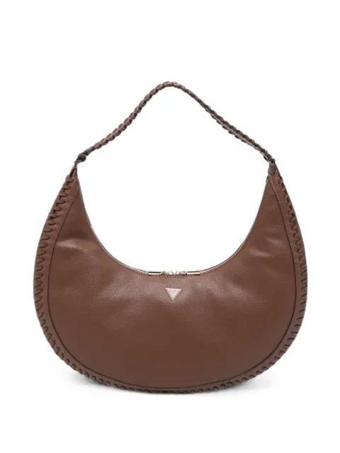 GUESS USA whipstitch-trim shoulder bag Brown BG9750020
