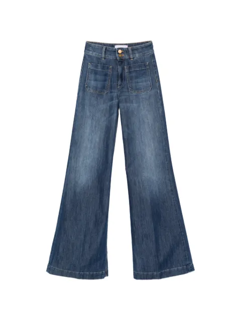 Seafarer patch-pocket wide-leg jeans Blue SWP0102TDS0019