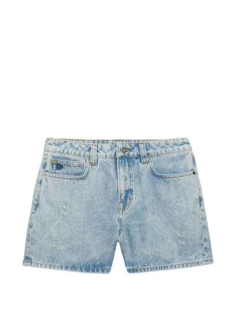 Superdry distressed mini shorts Blue W7110491AD8X