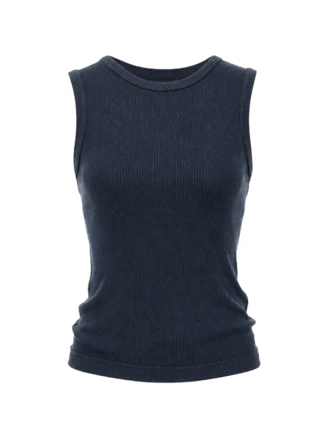Muller Of Yoshiokubo twist-back ribbed-knit top Black MLS26102B