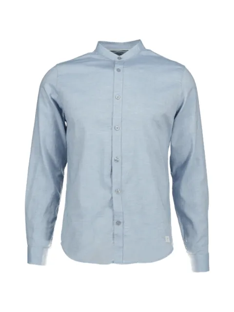 NOWADAYS NOS036 oxford melange shirt Blue NOS036