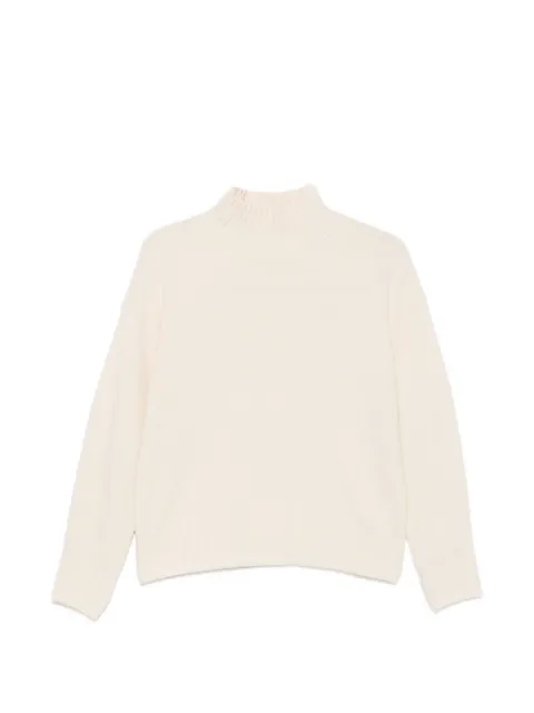 JcSophie Perla ribbed-knit mock-neck sweater Neutrals P53061