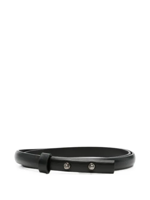 Lorena Antoniazzi stud-fastening leather belt Black A26211CT25A9568