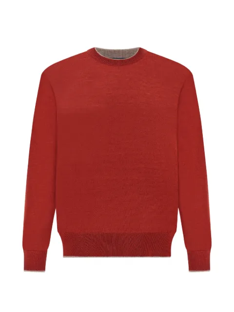 Paul & Shark Piuma-wool sweater Red 16311011