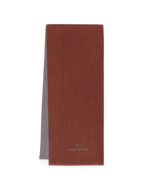 Paul & Shark jacquard-knit scarf Brown 14317006