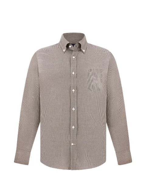 Paul & Shark check-pattern button-down shirt White 16313033
