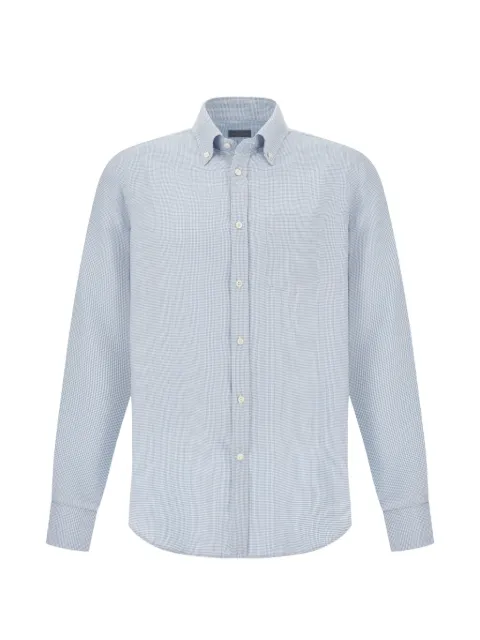 Paul & Shark check-pattern button-down shirt Blue 16313033S59