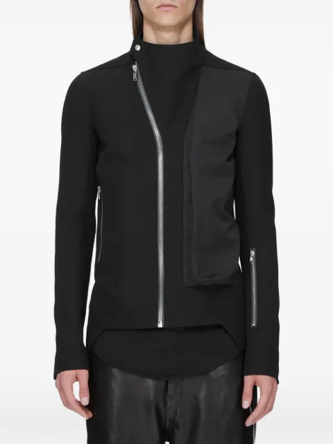 Rick Owens Release zip-up lightweight jacket Black RU02F4777WWHMU09