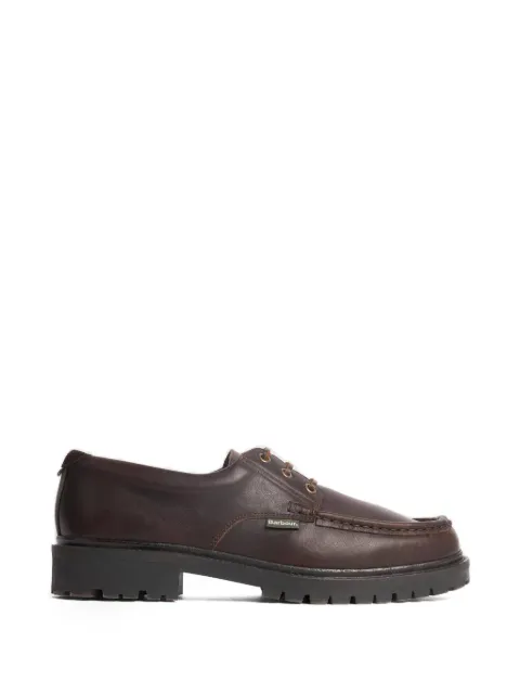 Barbour Paxton apron-toe chunky-sole boat shoes Brown MFO0849BR92