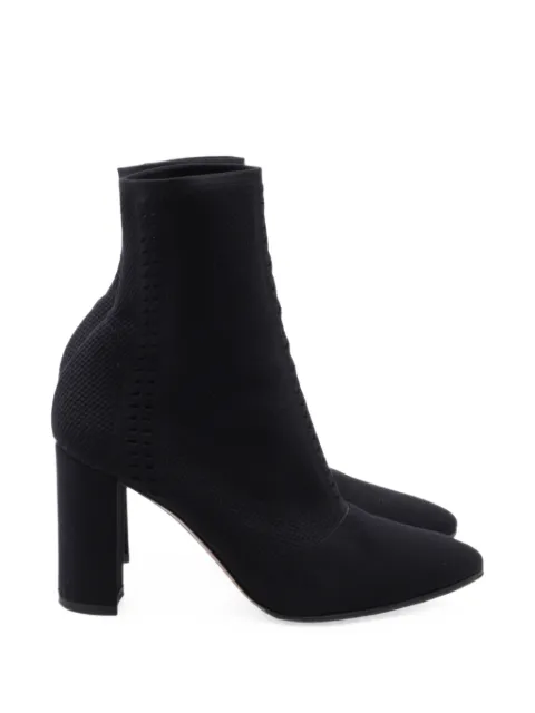 Gianvito Rossi stretch-knit ankle boots Black RFCPUUSSH787060W