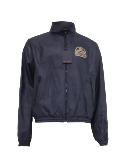 Louis Vuitton Pre-Owned Monogram reversible bomber jacket Blue RFCPUUSCL785587M