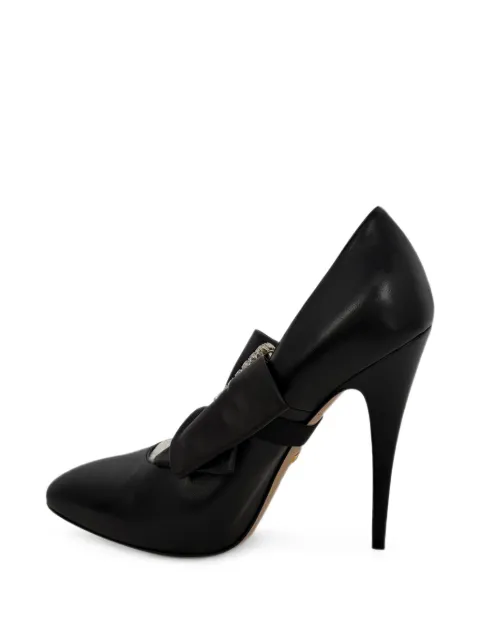 Gucci Pre-Owned Elaisa bow pumps Black RFCPUGBSH785062W