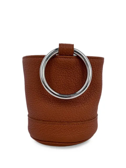 Simon Miller Bonsai ring-handle bucket bag Brown RFCPUGBBA787027W