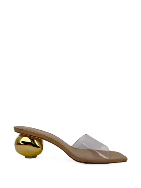 Cult Gaia Jila transparent strap sandals White RFCPUGBSH785522W