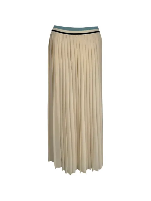 Moncler Vintage pleated midi skirt Neutrals RFCPUGBCL787043W