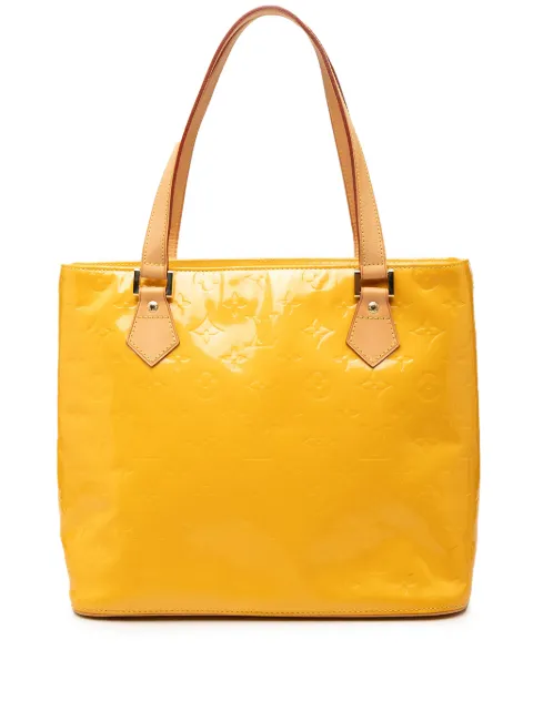 Louis Vuitton Pre-Owned 2000 Monogram Vernis Houston tote bag Yellow OLEXNCOXHTDIBNP9