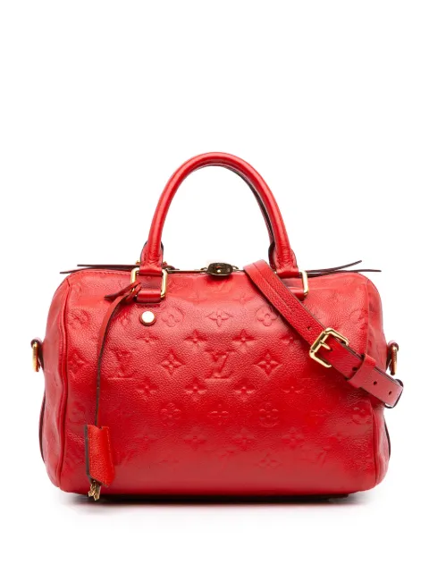 Louis Vuitton Pre-Owned 2012 Monogram Empreinte Speedy Bandouliere 25 satchel Red Q019QDJ4GGMCLJY0