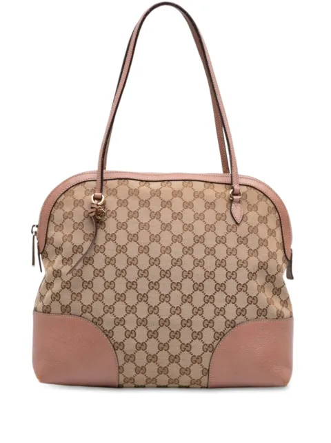 Gucci Pre-Owned 2016-2026 Medium GG Canvas Bree Dome tote bag Neutrals YDM9XGI8J9BWPLCZ