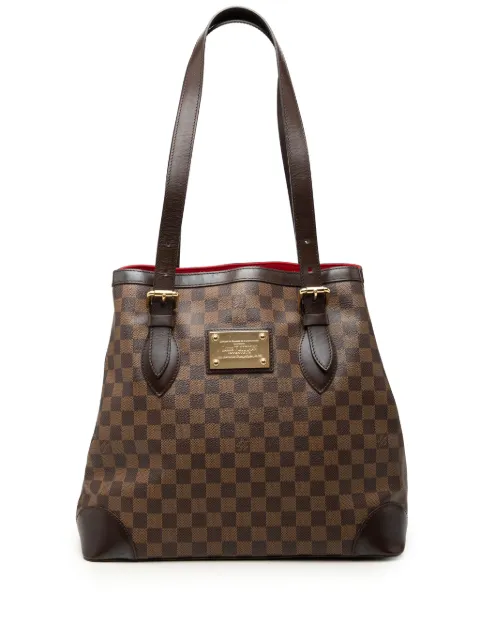 Louis Vuitton Pre-Owned 2007 Damier Ebene Hampstead GM tote bag Brown U1WBB7JL3SANEB0Q