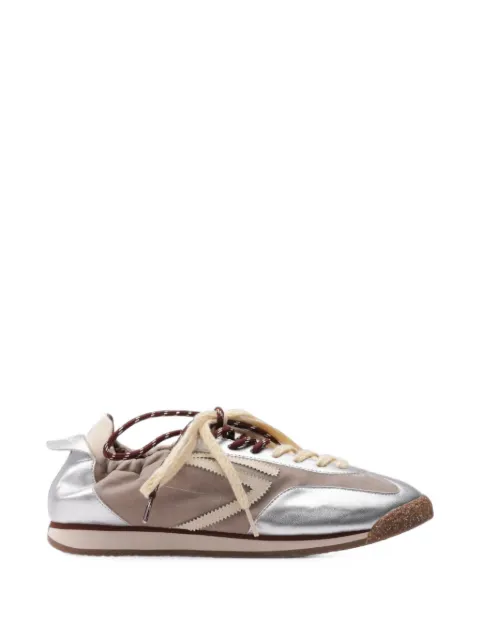 Puraai Panther metallic sneakers Silver PU602P