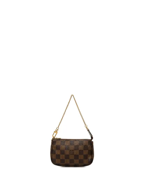 Louis Vuitton Pre-Owned 2008 Damier Ebene Mini Pochette Accessoires handbag Brown R4NKSMMW0P713G64