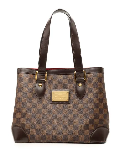 Louis Vuitton Pre-Owned 2002 Damier Ebene Hampstead PM tote bag Brown NKFSPC49RXBB6831