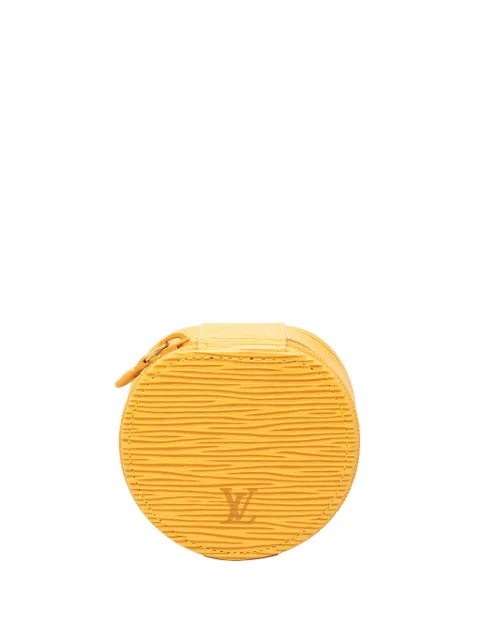 Louis Vuitton Pre-Owned 2000-2026 Epi Ecrin Bijoux Travel Jewelry Case Yellow CGGLJWX8PCWWT7T5