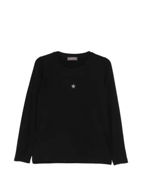 Lorena Antoniazzi star-patch long-sleeve T-shirt Black TS109999