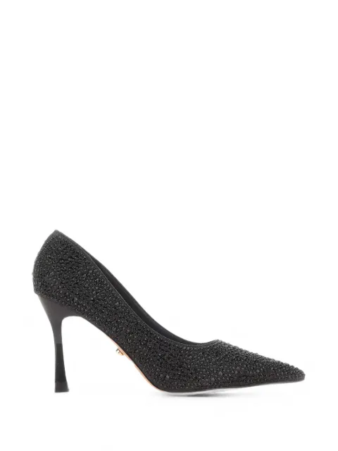 TWENTY FOURHAITCH rhinestone-embellished pointed-toe pumps Black S0224