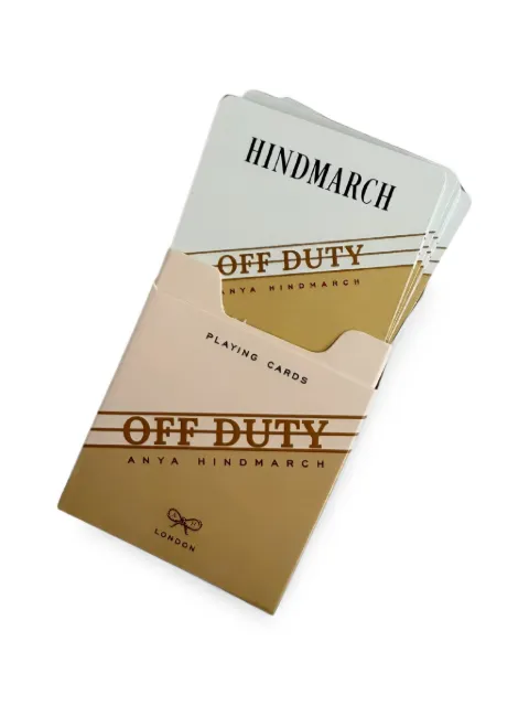 Anya Hindmarch Off Duty playing cards Yellow 213233