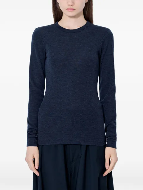Róhe crew-neck long-sleeve top Grey 42020423013