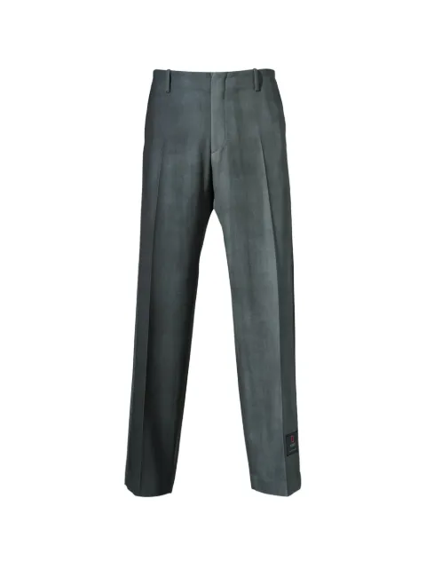 Doublet faded spray-dye tailored trousers Grey DB26S26SS01PT335GY