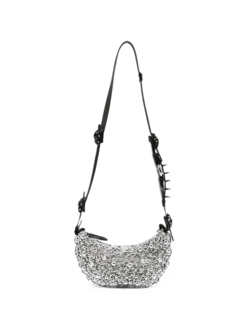 Innerraum beaded spike-detail shoulder bag Black HM0SLBKSTUD